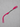 Paracord tie curb strap with hot pink paracord and nickel chain — Tyler Shupe Leather