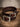 Heritage dark oil leather dog collars in 3/4 inch and 1 inch widths with stainless steel Jeremiah Watt horseshoe brand buckles and D-rings