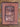 Back of basketweave tooled leather Bible cover #5 with tan brindle hair-on-hide inlay