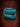 Two 2 inch turquoise rosewood stirrups stacked flat, showing dark leather lacing across the foot treads